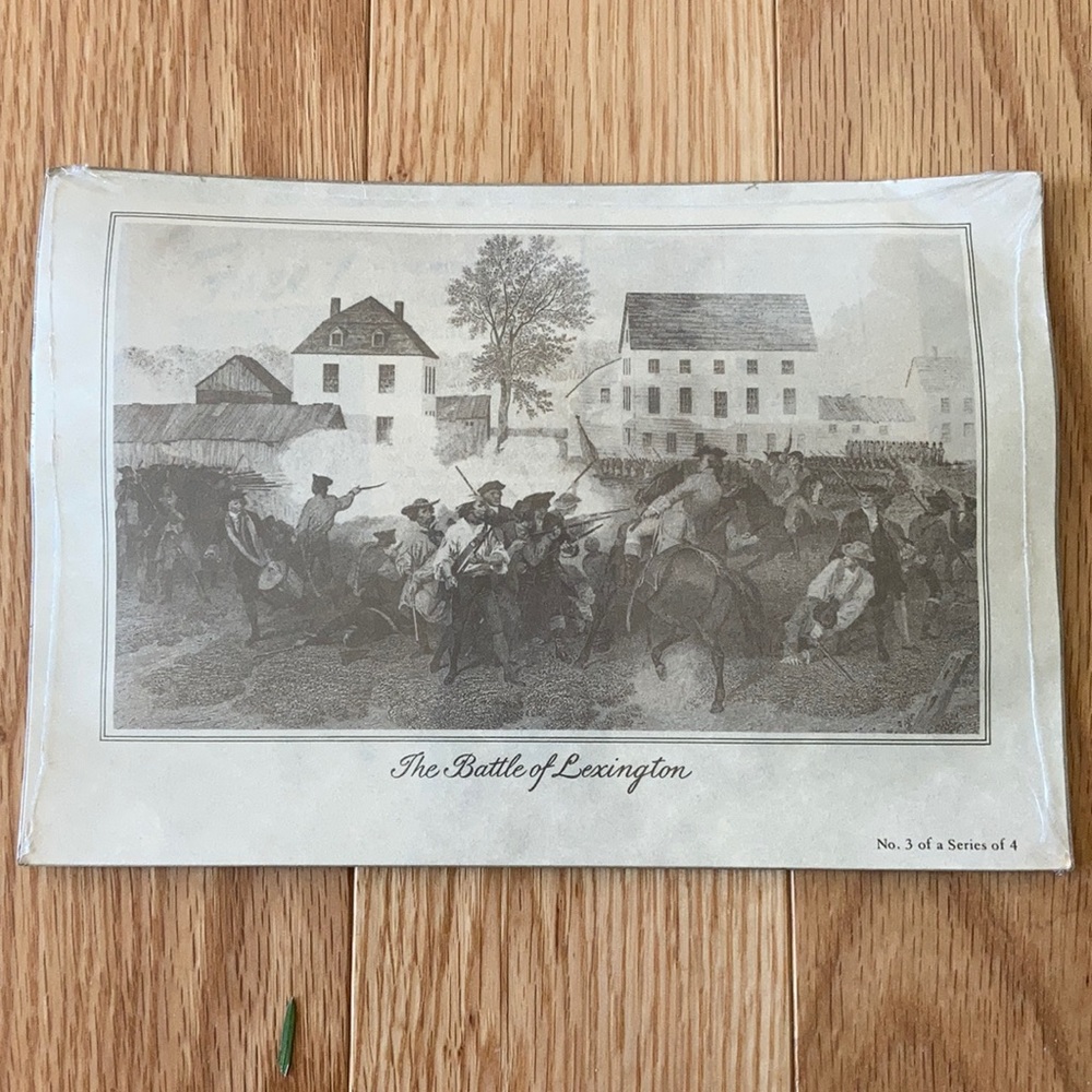 Battle of Lexington, Massachusetts postcards new